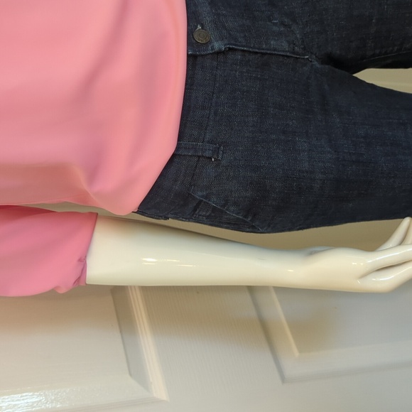 Pink Silky Ruffle Neck Blouse Xs - Picture 14 of 14